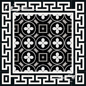 Textures   -   ARCHITECTURE   -   TILES INTERIOR   -   Cement - Encaustic   -   Victorian  - Victorian cement floor tile texture seamless 19331 (seamless)