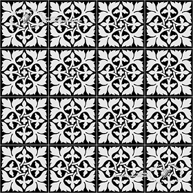 Textures   -   ARCHITECTURE   -   TILES INTERIOR   -   Cement - Encaustic   -   Victorian  - Victorian cement floor tile texture seamless 19332 (seamless)