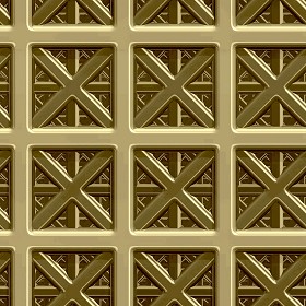 Textures   -   MATERIALS   -   METALS   -   Facades claddings  - Brass metal facade cladding texture seamless 10377 (seamless)