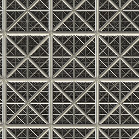 Textures   -   MATERIALS   -   METALS   -   Facades claddings  - Aluminium metal facade cladding texture seamless 10384 (seamless)