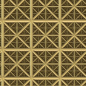Textures   -   MATERIALS   -   METALS   -   Facades claddings  - Brass metal facade cladding texture seamless 10385 (seamless)