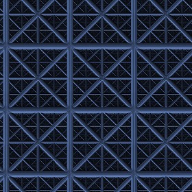 Textures   -   MATERIALS   -   METALS   -   Facades claddings  - Blue metal facade cladding texture seamless 10386 (seamless)