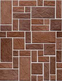 Textures   -   ARCHITECTURE   -   STONES WALLS   -   Claddings stone   -  Exterior - Wall cladding stone texture seamless 19007