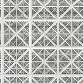 Textures   -   MATERIALS   -   METALS   -   Facades claddings  - White metal facade cladding texture seamless 10387 (seamless)