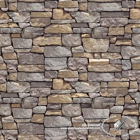 Textures   -   ARCHITECTURE   -   STONES WALLS   -   Claddings stone   -  Exterior - Wall cladding stone texture seamless 19009