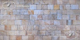 Textures   -   ARCHITECTURE   -   STONES WALLS   -   Claddings stone   -  Exterior - Slate wall cladding stone texture seamless 19346