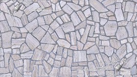 Textures   -   ARCHITECTURE   -   STONES WALLS   -   Claddings stone   -  Exterior - Travertine flagstones wall cladding texture seamless 19364