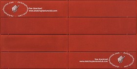 Textures   -   MATERIALS   -   METALS   -  Facades claddings - Red metal facade cladding texture seamless 19062