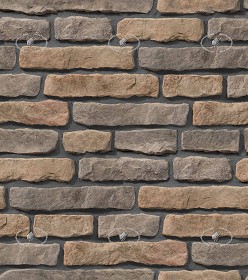 Textures   -   ARCHITECTURE   -   STONES WALLS   -   Claddings stone   -  Exterior - Stones wall cladding texture seamless 21296
