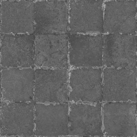 Textures   -   ARCHITECTURE   -   PAVING OUTDOOR   -   Concrete   -   Blocks damaged  - Concrete paving outdoor damaged texture seamless 05480 - Displacement