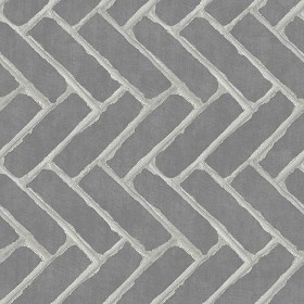 Textures   -   ARCHITECTURE   -   PAVING OUTDOOR   -   Concrete   -   Herringbone  - Concrete paving herringbone outdoor texture seamless 05793 (seamless)