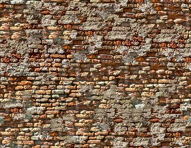 Textures   -   ARCHITECTURE   -   BRICKS   -  Damaged bricks - Damaged bricks texture seamless 00102