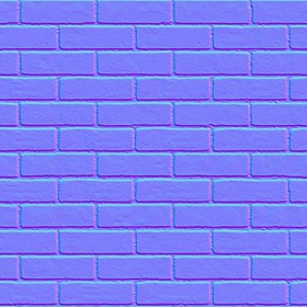Textures   -   ARCHITECTURE   -   BRICKS   -   Facing Bricks   -   Smooth  - Facing smooth bricks texture seamless 00250 - Normal