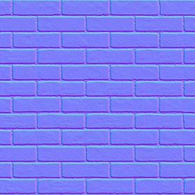 Textures   -   ARCHITECTURE   -   BRICKS   -   Facing Bricks   -   Smooth  - Facing smooth bricks texture seamless 00250 - Normal