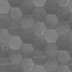 Textures   -   ARCHITECTURE   -   TILES INTERIOR   -   Hexagonal mixed  - Hexagonal stone tile texture seamless 16865 - Displacement