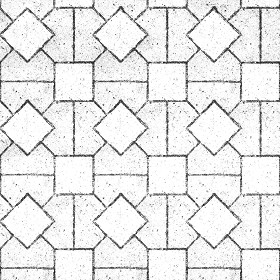 Textures   -   ARCHITECTURE   -   PAVING OUTDOOR   -   Concrete   -   Blocks mixed  - Paving concrete mixed size texture seamless 05625 - Bump