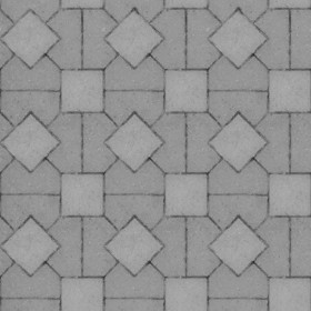 Textures   -   ARCHITECTURE   -   PAVING OUTDOOR   -   Concrete   -   Blocks mixed  - Paving concrete mixed size texture seamless 05625 - Displacement