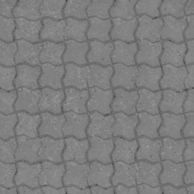 Textures   -   ARCHITECTURE   -   PAVING OUTDOOR   -   Concrete   -   Blocks regular  - Paving concrete regular block texture seamless 05626 - Displacement