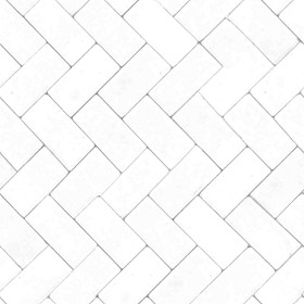 Textures   -   ARCHITECTURE   -   PAVING OUTDOOR   -   Pavers stone   -   Herringbone  - Stone paving outdoor herringbone texture seamless 06508 - Ambient occlusion