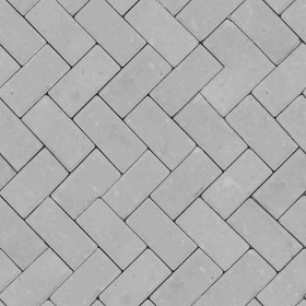 Textures   -   ARCHITECTURE   -   PAVING OUTDOOR   -   Pavers stone   -   Herringbone  - Stone paving outdoor herringbone texture seamless 06509 - Displacement