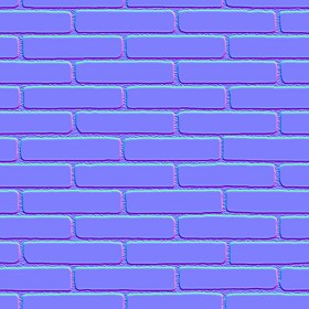 Textures   -   ARCHITECTURE   -   BRICKS   -   Colored Bricks   -   Smooth  - Texture colored bricks smooth seamless 00052 - Normal