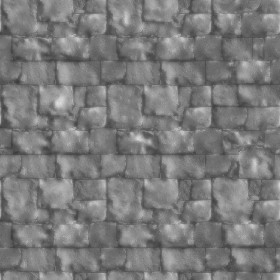 Textures   -   ARCHITECTURE   -   STONES WALLS   -   Stone blocks  - Wall stone with regular blocks texture seamless 08293 - Displacement