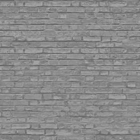 Textures   -   ARCHITECTURE   -   BRICKS   -   Damaged bricks  - Damaged bricks texture seamless 00111 - Displacement