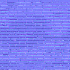 Textures   -   ARCHITECTURE   -   BRICKS   -   Dirty Bricks  - Dirty bricks texture seamless 00152 - Normal