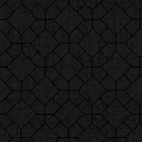 Textures   -   ARCHITECTURE   -   PAVING OUTDOOR   -   Concrete   -   Blocks mixed  - Paving concrete mixed size texture seamless 05571 - Specular