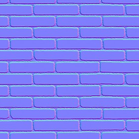 Textures   -   ARCHITECTURE   -   BRICKS   -   Colored Bricks   -   Smooth  - Texture colored bricks smooth seamless 00061 - Normal