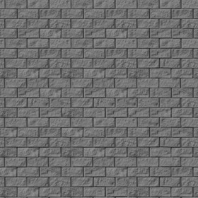 Textures   -   ARCHITECTURE   -   STONES WALLS   -   Claddings stone   -   Exterior  - Wall cladding stone texture seamless 07746 - Displacement