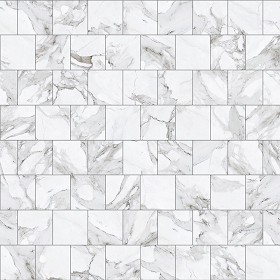 Textures   -   ARCHITECTURE   -   TILES INTERIOR   -   Marble tiles   -   White  - Carrara marble floor PBR texture seamless 22065 (seamless)