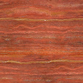 Textures   -   ARCHITECTURE   -   MARBLE SLABS   -  Travertine - Red travertine slab pbr texture seamless 22278