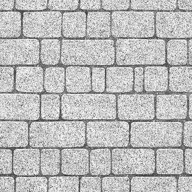 Textures   -   ARCHITECTURE   -   ROADS   -   Paving streets   -   Cobblestone  - Street paving cobblestone texture seamless 07432 - Bump