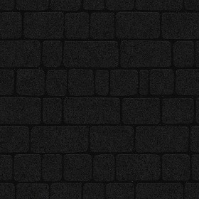 Textures   -   ARCHITECTURE   -   ROADS   -   Paving streets   -   Cobblestone  - Street paving cobblestone texture seamless 07432 - Specular