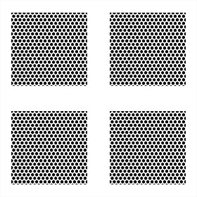 Textures   -   MATERIALS   -   METALS   -   Perforated  - White ceiling perforated metal texture seamless 10572 - Mask