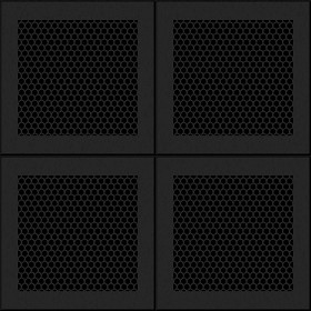 Textures   -   MATERIALS   -   METALS   -   Perforated  - White ceiling perforated metal texture seamless 10572 - Specular