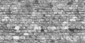 Textures   -   ARCHITECTURE   -   STONES WALLS   -   Stone blocks  - 12th century italian wall stone blocks texture seamless 17334 - Displacement