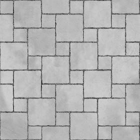 Textures   -   ARCHITECTURE   -   PAVING OUTDOOR   -   Concrete   -   Blocks regular  - Paving outdoor concrete regular block texture seamless 05726 - Bump
