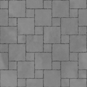 Textures   -   ARCHITECTURE   -   PAVING OUTDOOR   -   Concrete   -   Blocks regular  - Paving outdoor concrete regular block texture seamless 05726 - Displacement