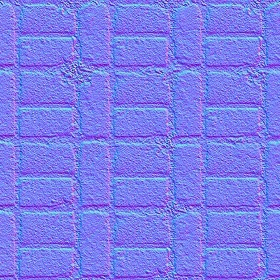 Textures   -   ARCHITECTURE   -   PAVING OUTDOOR   -   Parks Paving  - Stone bricks paving PBR texture seamless 21978 - Normal