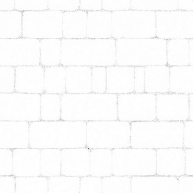 Textures   -   ARCHITECTURE   -   ROADS   -   Paving streets   -   Cobblestone  - Street paving cobblestone texture seamless 07433 - Ambient occlusion