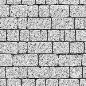 Textures   -   ARCHITECTURE   -   ROADS   -   Paving streets   -   Cobblestone  - Street paving cobblestone texture seamless 07433 - Bump