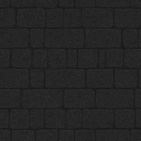 Textures   -   ARCHITECTURE   -   ROADS   -   Paving streets   -   Cobblestone  - Street paving cobblestone texture seamless 07433 - Specular