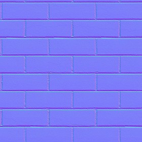Textures   -   ARCHITECTURE   -   BRICKS   -   Facing Bricks   -   Smooth  - facing smooth bricks PBR texture seamless 21736 - Normal