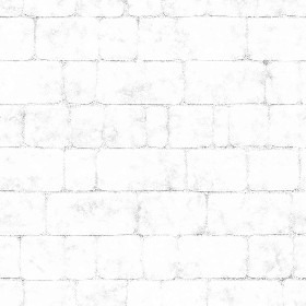 Textures   -   ARCHITECTURE   -   ROADS   -   Paving streets   -   Cobblestone  - Street paving cobblestone texture seamless 07435 - Ambient occlusion