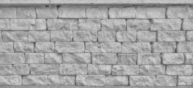 Textures   -   ARCHITECTURE   -   STONES WALLS   -   Stone blocks  - Wall stone blocks horizontal seamless 20476 - Displacement