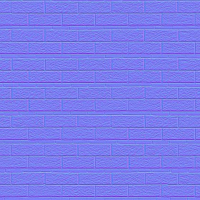Textures   -   ARCHITECTURE   -   CONCRETE   -   Plates   -   Clean  - Concrete plates wall with briks texture seamless 18044 - Normal