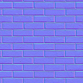 Textures   -   ARCHITECTURE   -   BRICKS   -   Facing Bricks   -   Smooth  - facing smooth bricks PBR texture seamless 21738 - Normal