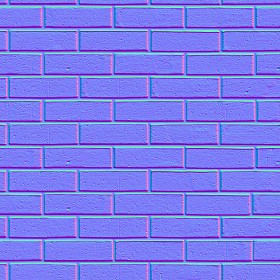 Textures   -   ARCHITECTURE   -   BRICKS   -   Facing Bricks   -   Smooth  - facing smooth bricks PBR texture seamless 21738 - Normal